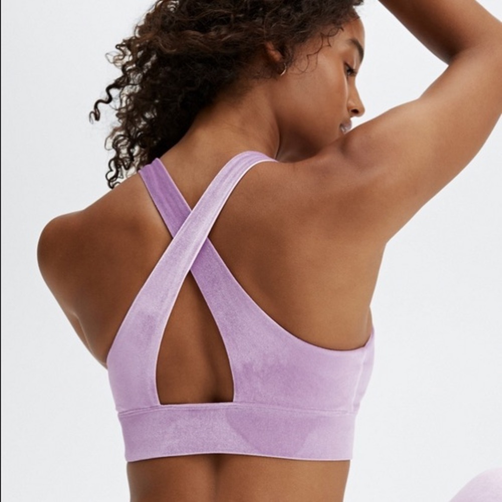 Oasis Twist Velour Sports Bra